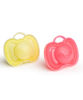 Pacifier (2 Pack) - Coral/Yellow 0+ months - Koko-Kamel.com